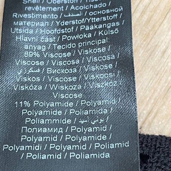 Ichi black pointelle knit sweater short sleeves with transparency - Picture 3 of 9